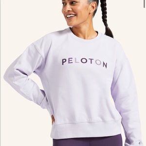 Peloton Purple Crew Neck Sweatshirt Together We Go Far— Size L